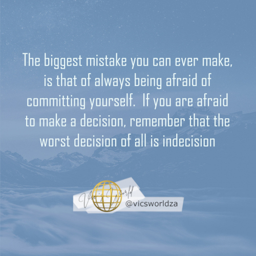 Indecision