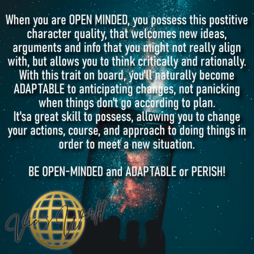 Open-minded