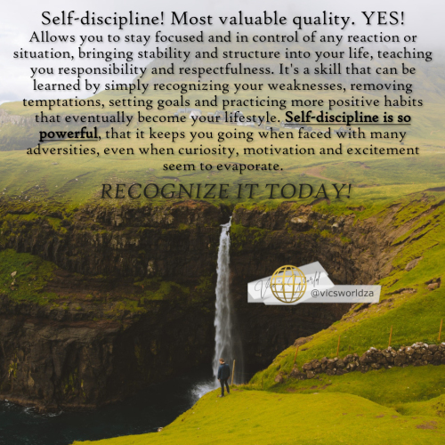 Self-discipline